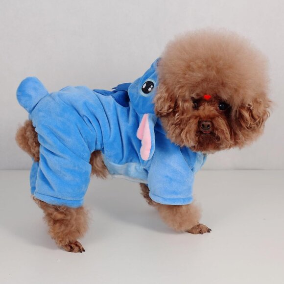 Fashion Dog Costumes, Pet Outfit, Pet Pajamas Clothes Warm Hoodie Coat - Picture 6 of 11